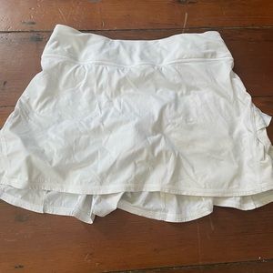 White Lulu Lemon Skirt
